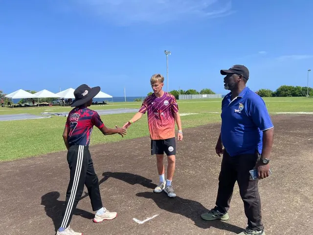The toss before play